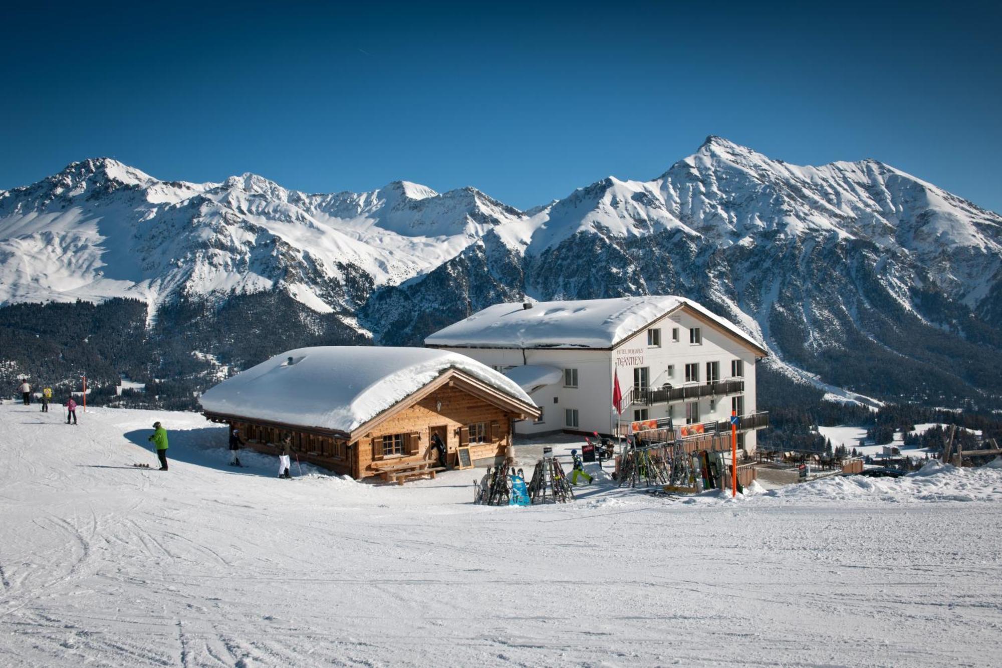 Berghotel Tgantieni Lenzerheide Bagian luar foto